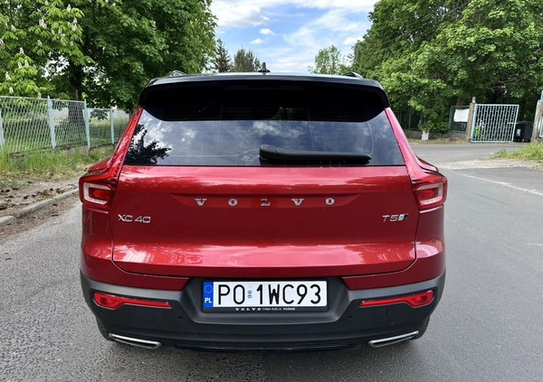 Volvo XC 40 cena 129000 przebieg: 54000, rok produkcji 2018 z Poznań małe 67